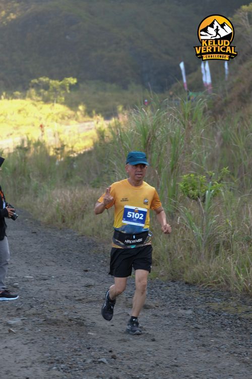 Race photo from Kelud Vertical Challenge 2024