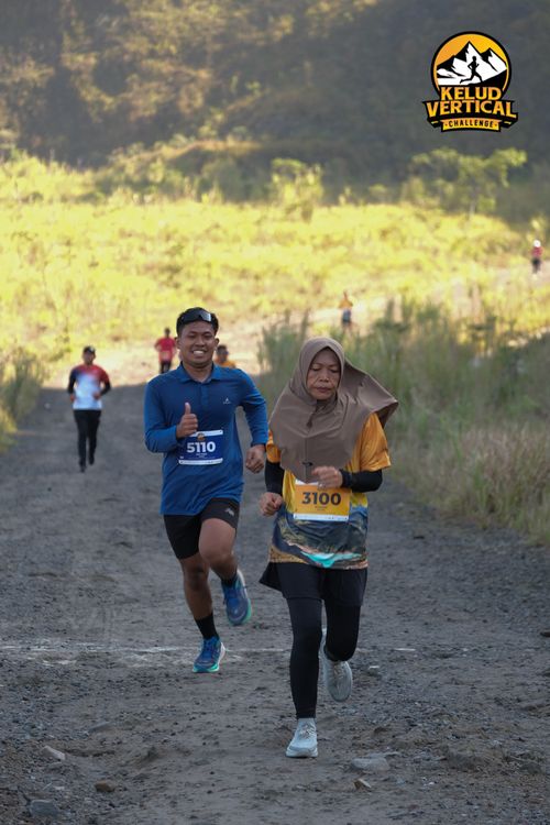 Race photo from Kelud Vertical Challenge 2024