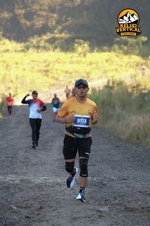 Race photo from Kelud Vertical Challenge 2024