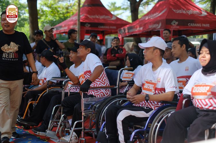 Race photo from Kediri Half Marathon 2024