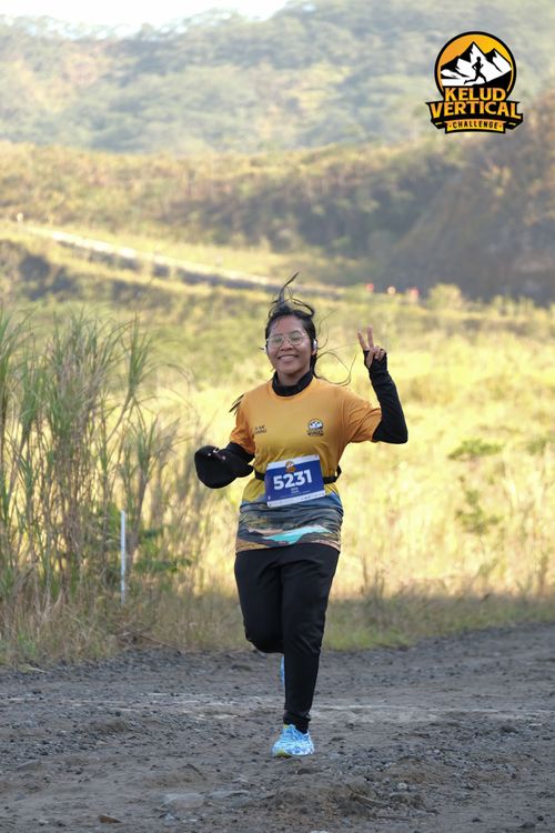 Race photo from Kelud Vertical Challenge 2024