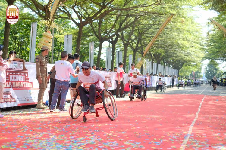 Race photo from Kediri Half Marathon 2024