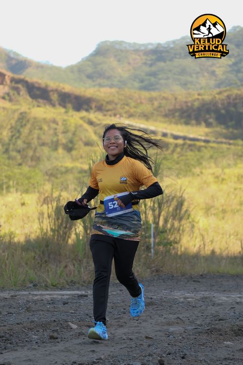 Race photo from Kelud Vertical Challenge 2024