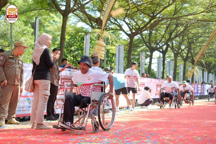Race photo from Kediri Half Marathon 2024