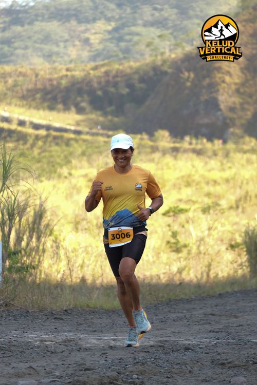 Race photo from Kelud Vertical Challenge 2024
