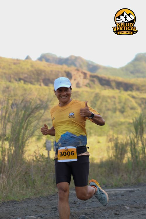Race photo from Kelud Vertical Challenge 2024