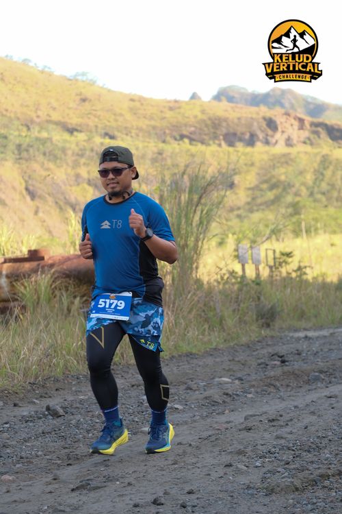 Race photo from Kelud Vertical Challenge 2024