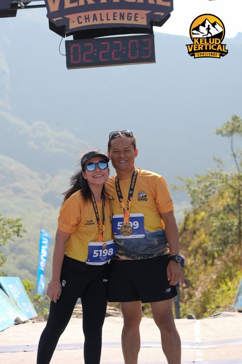 Race photo from Kelud Vertical Challenge 2024