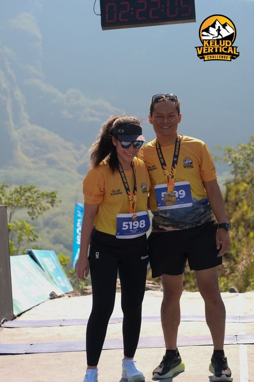 Race photo from Kelud Vertical Challenge 2024