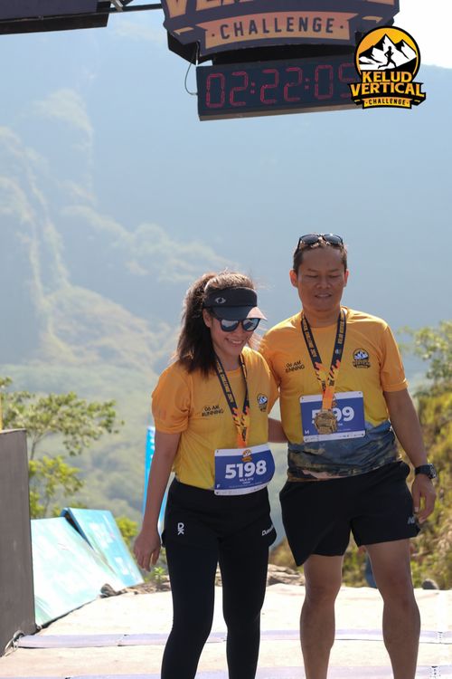 Race photo from Kelud Vertical Challenge 2024