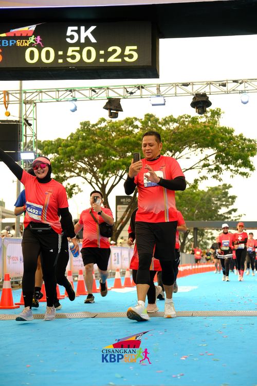 Race photo from CISANGKAN KBP CITY RUN 2025
