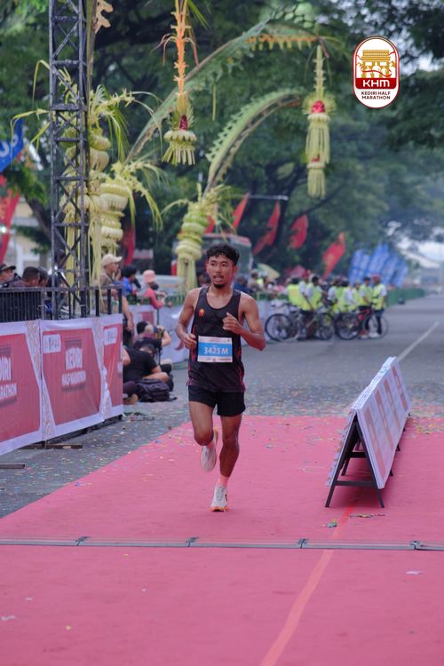 Race photo from Kediri Half Marathon 2025