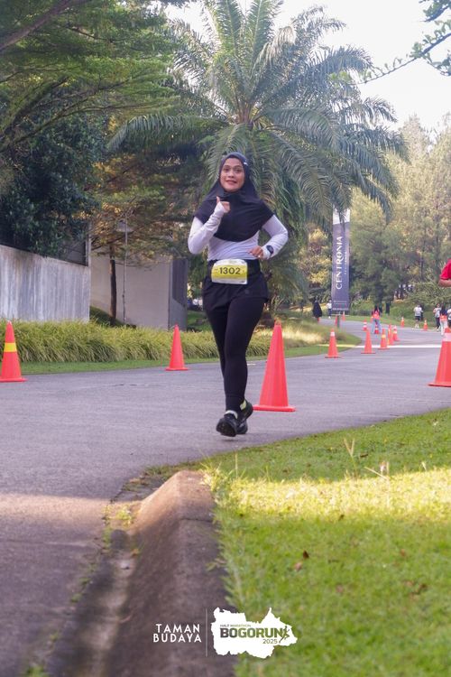 Race photo from Taman Budaya x BOGORUN 2025
