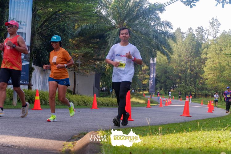 Race photo from Taman Budaya x BOGORUN 2025