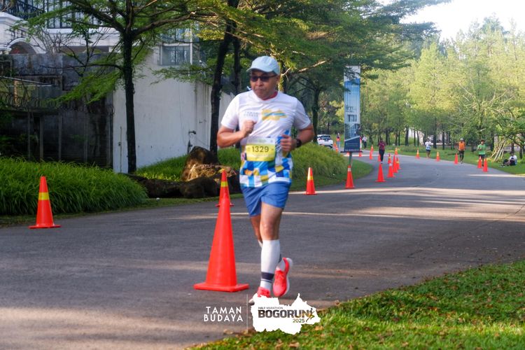 Race photo from Taman Budaya x BOGORUN 2025