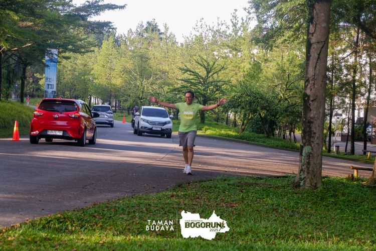 Race photo from Taman Budaya x BOGORUN 2025