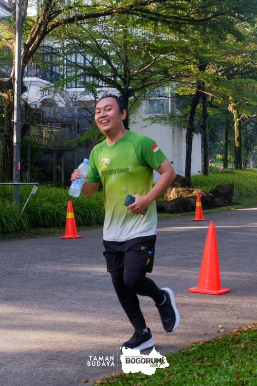 Race photo from Taman Budaya x BOGORUN 2025