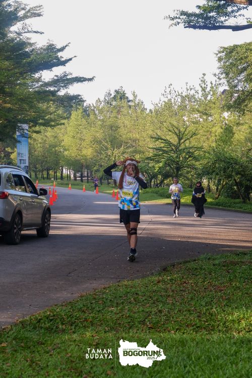 Race photo from Taman Budaya x BOGORUN 2025