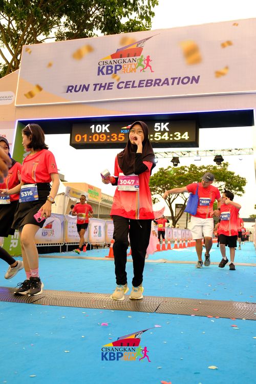 Race photo from CISANGKAN KBP CITY RUN 2025