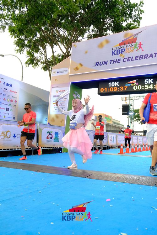 Race photo from CISANGKAN KBP CITY RUN 2025