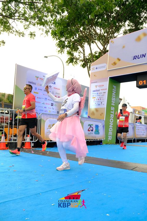 Race photo from CISANGKAN KBP CITY RUN 2025