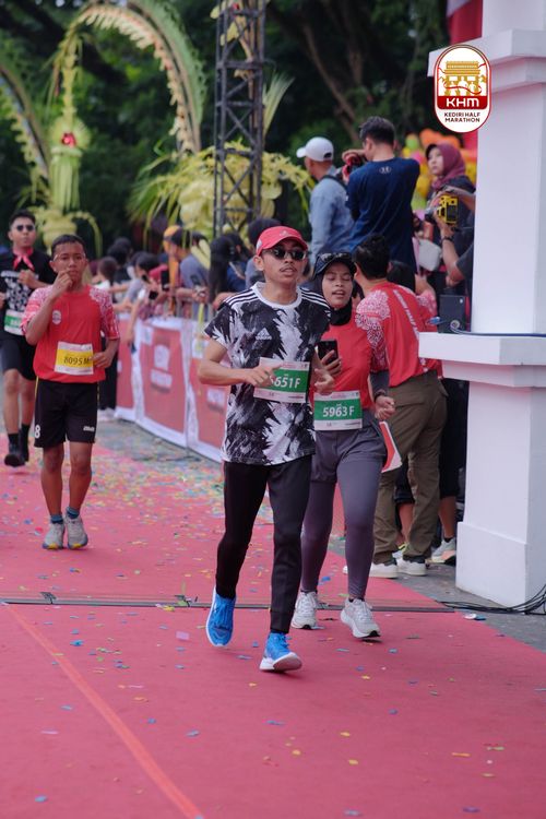 Race photo from Kediri Half Marathon 2025