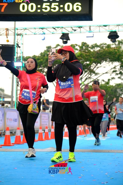 Race photo from CISANGKAN KBP CITY RUN 2025