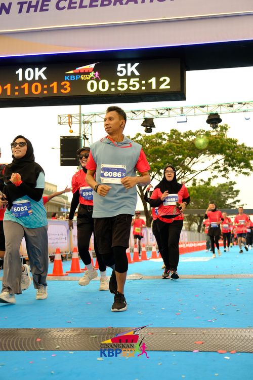 Race photo from CISANGKAN KBP CITY RUN 2025