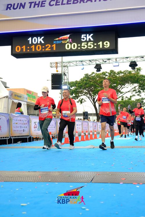 Race photo from CISANGKAN KBP CITY RUN 2025