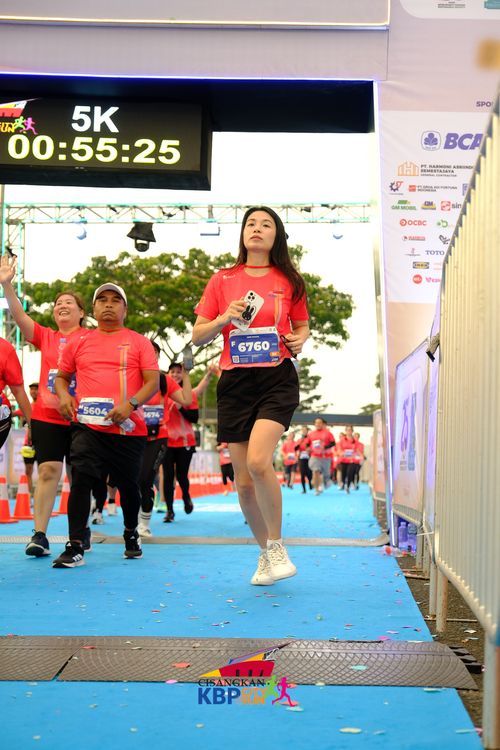 Race photo from CISANGKAN KBP CITY RUN 2025
