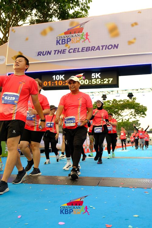 Race photo from CISANGKAN KBP CITY RUN 2025