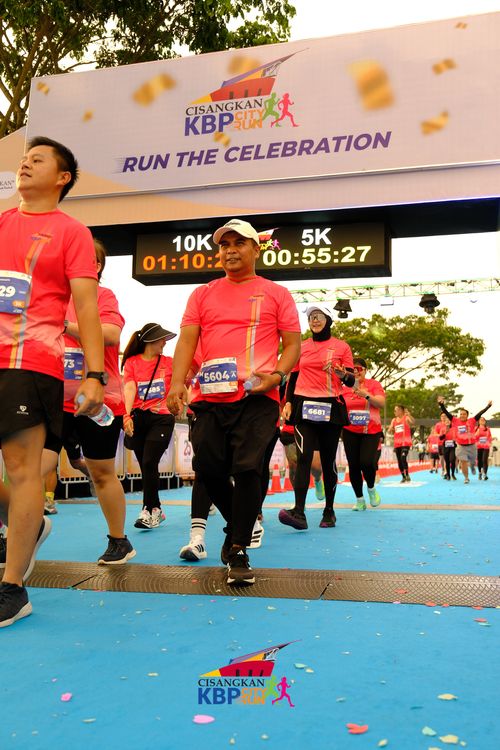Race photo from CISANGKAN KBP CITY RUN 2025