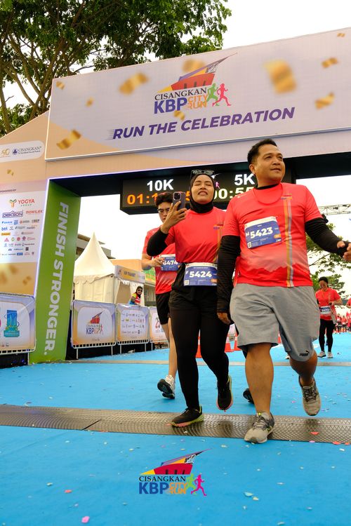 Race photo from CISANGKAN KBP CITY RUN 2025