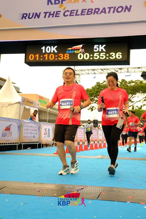 Race photo from CISANGKAN KBP CITY RUN 2025
