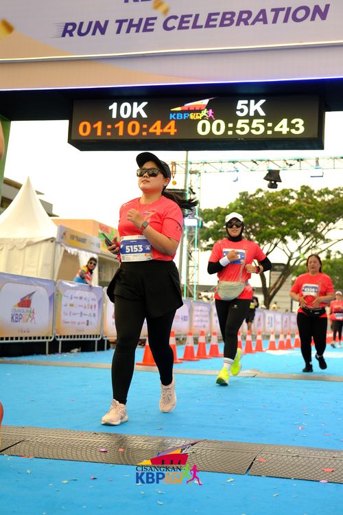 Race photo from CISANGKAN KBP CITY RUN 2025