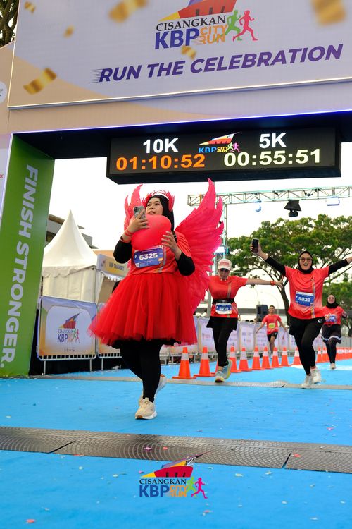 Race photo from CISANGKAN KBP CITY RUN 2025
