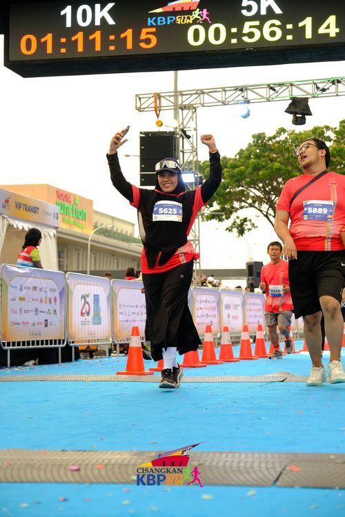 Race photo from CISANGKAN KBP CITY RUN 2025