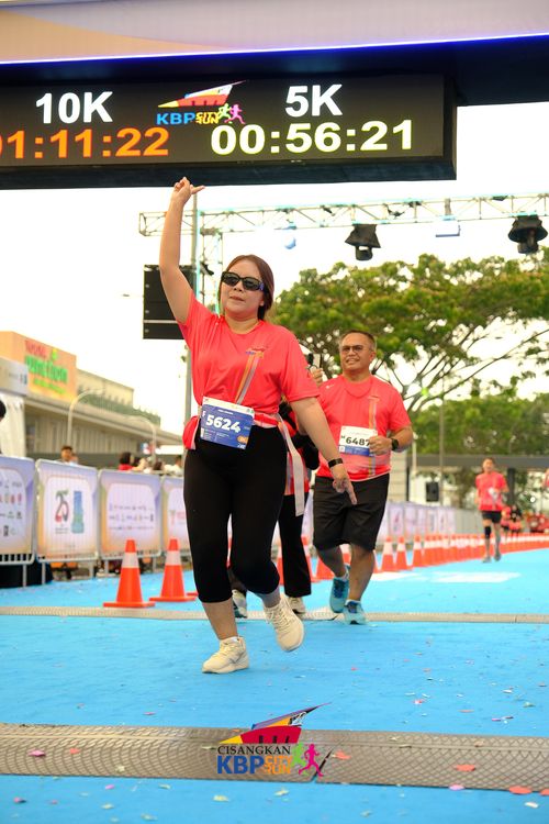 Race photo from CISANGKAN KBP CITY RUN 2025