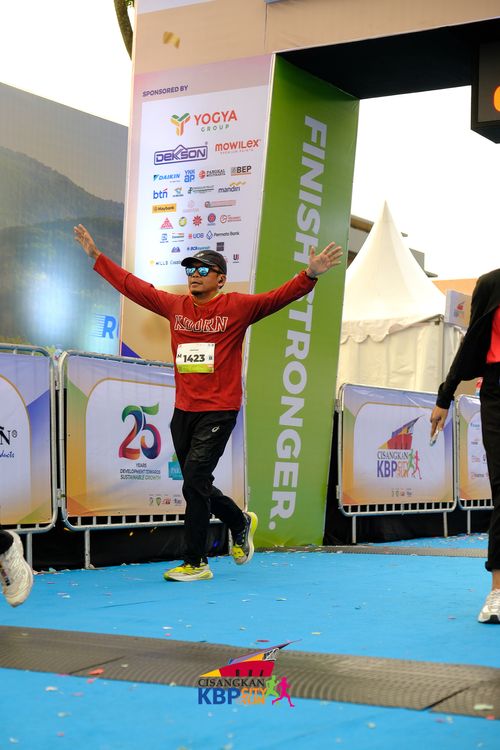 Race photo from CISANGKAN KBP CITY RUN 2025