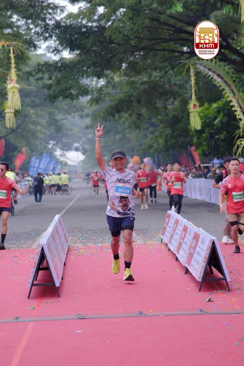 Race photo from Kediri Half Marathon 2025