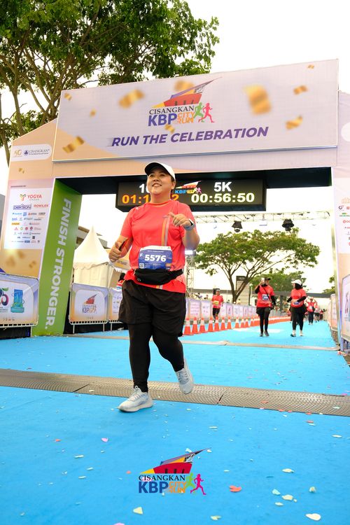 Race photo from CISANGKAN KBP CITY RUN 2025