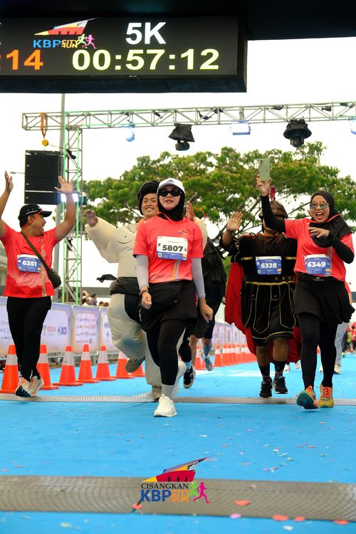 Race photo from CISANGKAN KBP CITY RUN 2025
