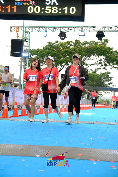 Race photo from CISANGKAN KBP CITY RUN 2025