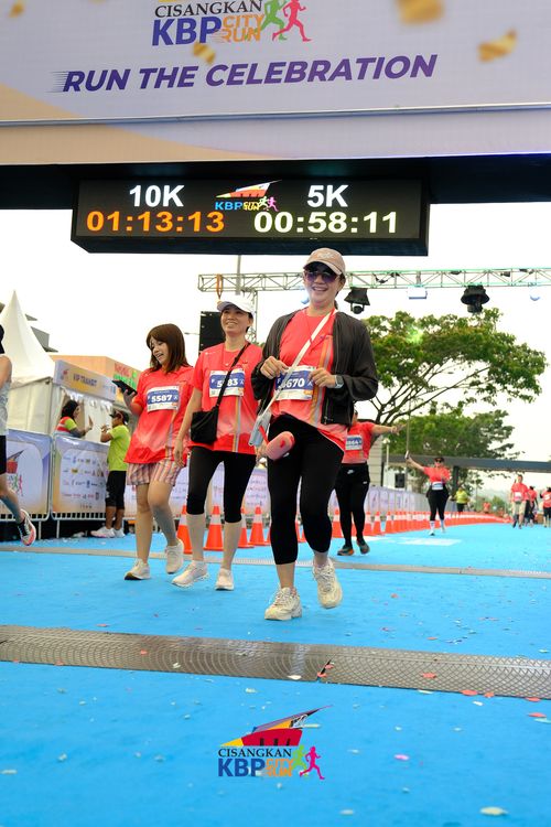 Race photo from CISANGKAN KBP CITY RUN 2025