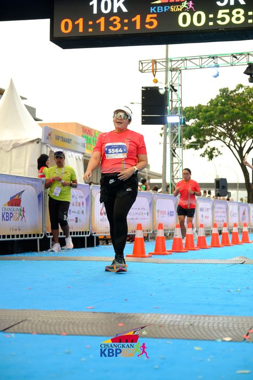 Race photo from CISANGKAN KBP CITY RUN 2025