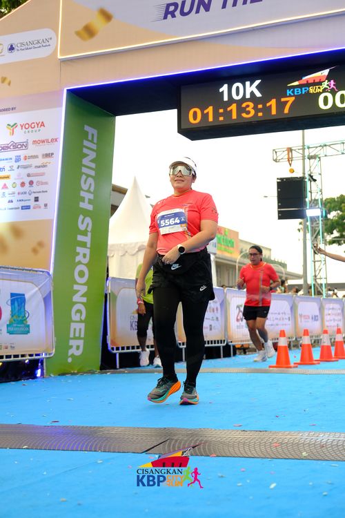 Race photo from CISANGKAN KBP CITY RUN 2025