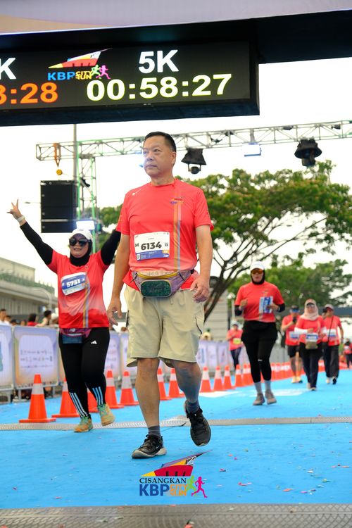 Race photo from CISANGKAN KBP CITY RUN 2025