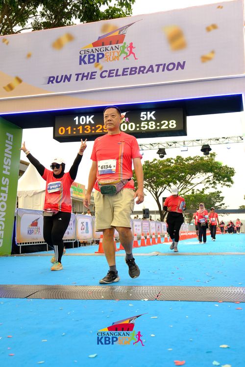 Race photo from CISANGKAN KBP CITY RUN 2025
