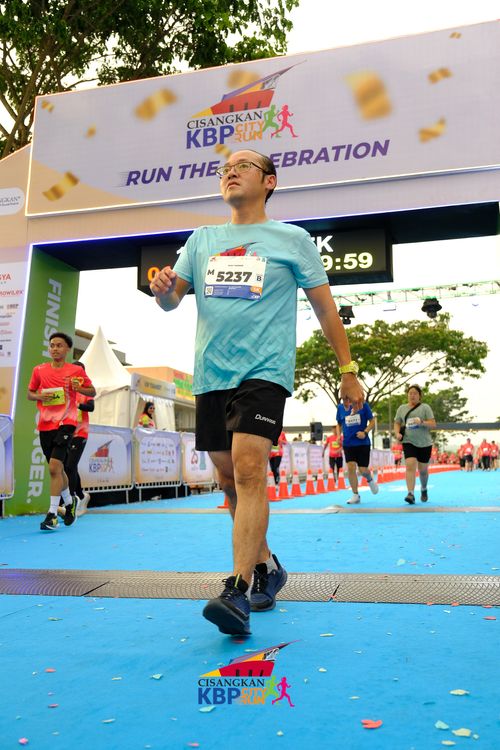 Race photo from CISANGKAN KBP CITY RUN 2025
