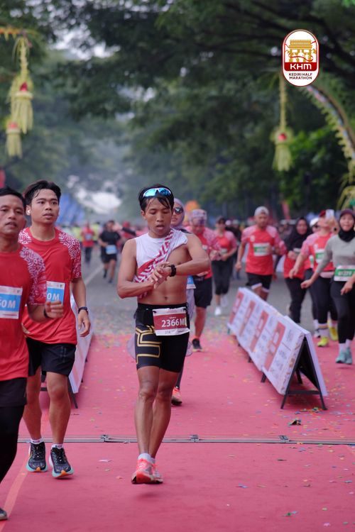 Race photo from Kediri Half Marathon 2025